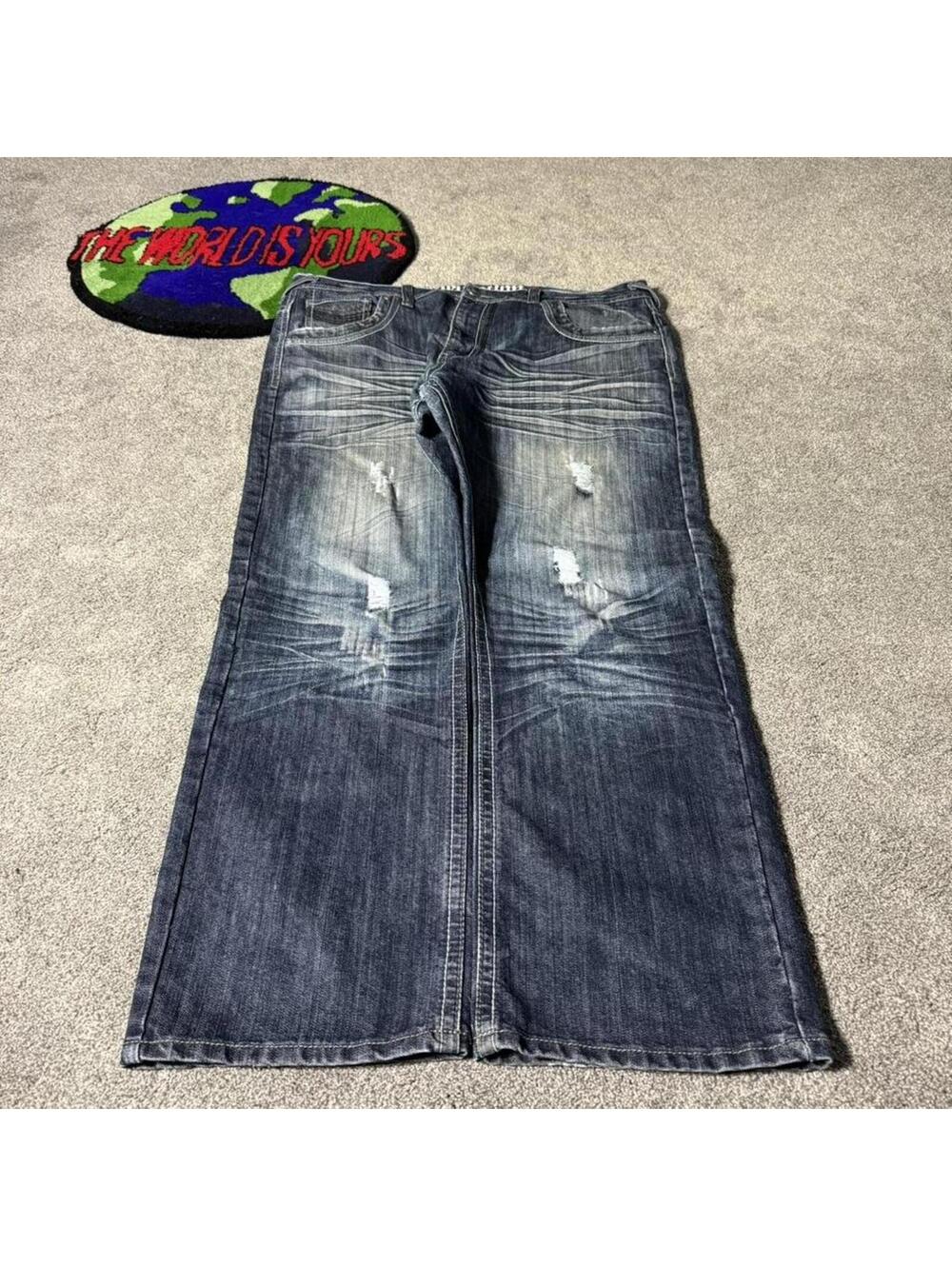 vintage y2k relaxed fit jeans 2000’s redemption denim